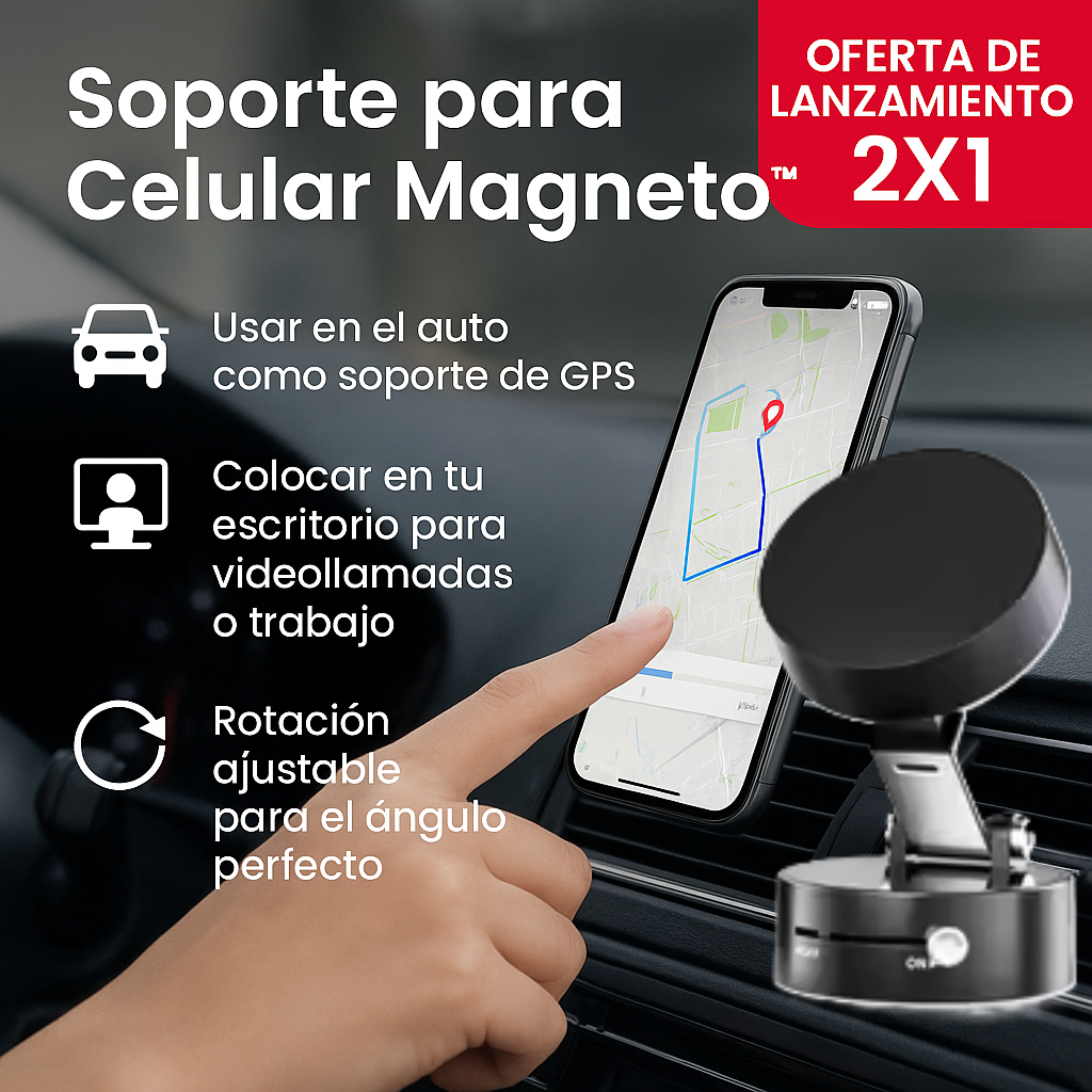 Soporte Celular Magneto™ 2X1
