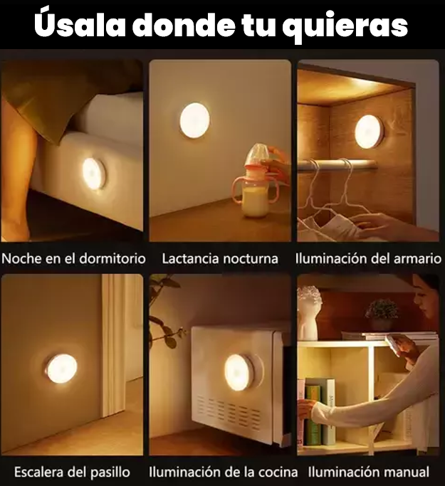 Pack 3 LED Inteligente Luminus™ c/sensor de movimiento